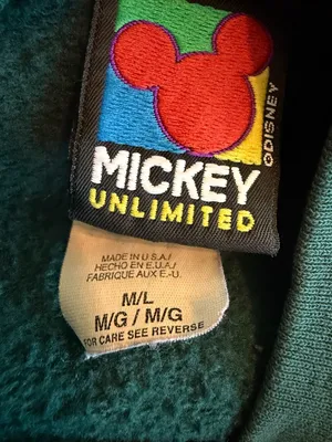 Mickey Unlimited Vintage 1990s Mouse Sweatshirt Pullover Retro 90s Size Medium thumbnail 10