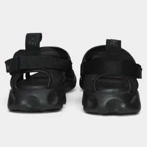 Nike Owaysis Sandals Women 7 Triple Black Adjustable Sport thumbnail 5