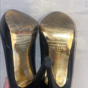 Ted baker black svana‎ 5 platform pumps women’s size 5.5 thumbnail 9