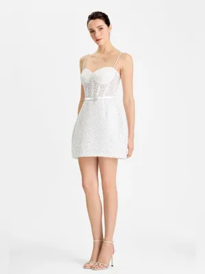 Nadine Merabi Alice Embellished Cocktail Minidress 14 thumbnail 13