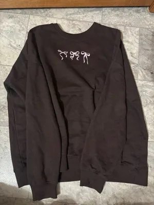 Bow crewneck Brown Size XL thumbnail 1