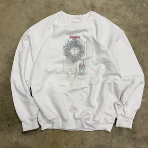 Vintage Northern Reflections Treasures Floral Christmas Wreath Crewneck Large thumbnail 4