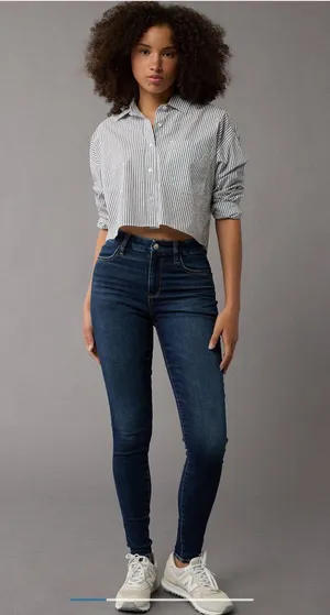American Eagle Next Level Curvy Super High-Waisted Jegging thumbnail 1