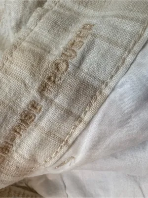 American Eagle Outfitters White Linen Wide Leg Pants Size 8 Casual Summer thumbnail 5