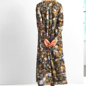Anthropologie Blair Metallic Shimmer Maxi Dress in Size XS thumbnail 3