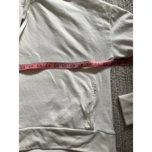 Sweaty Betty pullover sweatshirt harmoise luxe white size small thumbnail 3