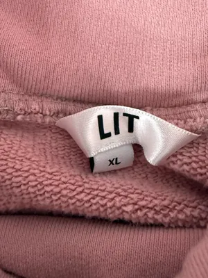 LIT Active Blush Pink Funnel Neck Sweatshirt Pullover XL thumbnail 4