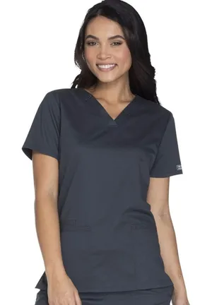 NWT: Cherokee Women Workwear Core Stretch V-Neck Scrub Top‎ thumbnail 1