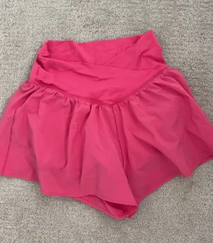 Pink Aerie Crossover Flowy Shorts thumbnail 1