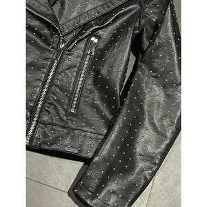 Women's New York & Company Black Faux Leather‎ Jacket Size Small 200 thumbnail 3