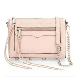 Avery Mini Crossbody Bag Vintage Pink with Silver Hardware thumbnail 11