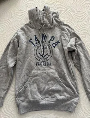 Tampa Florida Sweatshirt Gray Size M thumbnail 1