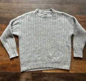 American Eagle Outfitters Women's Crewneck Sweater - Light Gray Heather thumbnail 1