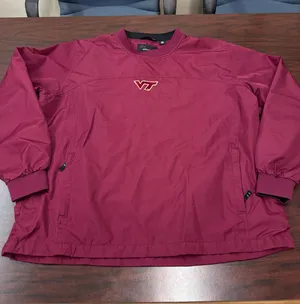 Greg Norman Virginia Tech Mens Pullover Windbreaker Size Medium thumbnail 1
