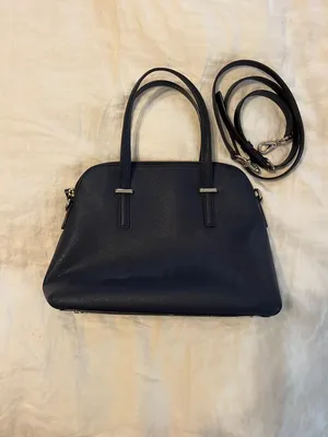kate spade navy dome satchel with detachable strap thumbnail 3