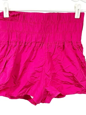 Free People The‎ Way Home Shorts Pink Barbie Core Size Medium thumbnail 1