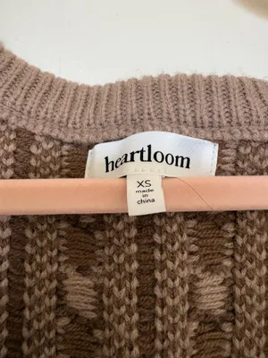 Heartloom Brown Knit Vest thumbnail 2