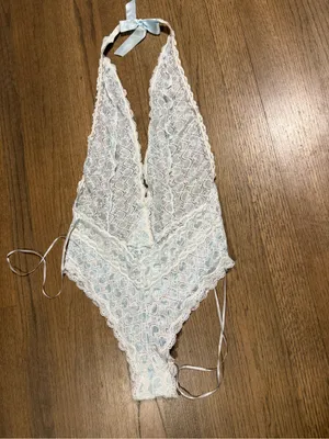 Victoria's Secret Y2K Lace Sexy Little Things Lingerie Body Suit: Size Large thumbnail 6