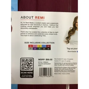 Edited by‎ Remi Bader Womens Cutout Midi Dress Burgundy Ribbed Long Sleeve L NEW thumbnail 3
