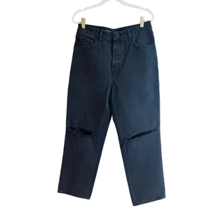 GRLFRND Amanda Mid Rise Loose Boyfriend Jeans Black Size 27 NWT thumbnail 9