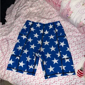 Gypsy Runner Biker shorts patriotic Blue thumbnail 2