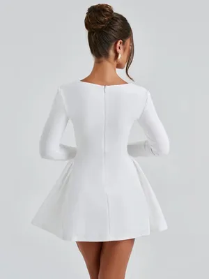 Babyboo Mini Dress Megan Medium Ivory NWT Bridal Dress Feminine Coquette Dress S thumbnail 3