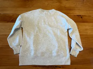 Abercrombie & Fitch Light Gray Harvard Crewneck Sweatshirt Size XS thumbnail 5