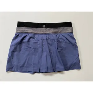 VSX Victorias Secret Womens Blue Athletic Skort Metallic Waistband‎ Small thumbnail 3