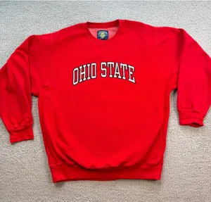 Vintage Y2K Steve & Barry’s Ohio State Buckeyes Appliqué Crewneck Sweatshirt XXL thumbnail 1