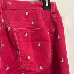Ralph Lauren Red Sailboat-Print Dress Capris thumbnail 7