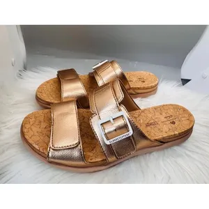 Clarks Cloudsteppers Step June Tide Sandals Rose Gold Cork Women’s 6.5M EU 37 thumbnail 7
