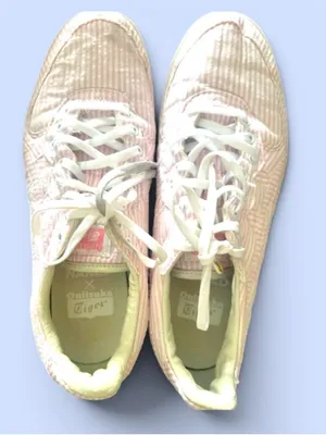 Onitsuko Tiger & Naked sneakers seersucker vegan in “ candy”pink thumbnail 6
