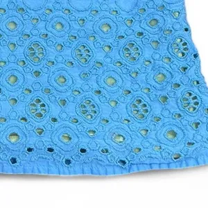 Boden Miranda Eyelet Tank Blue Yellow Women's size 4‎ thumbnail 3
