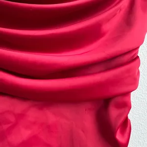 Oh Polly Lace Bustier Corset Mini Ruched Dress Fire Red Size US 2 / XS thumbnail 4