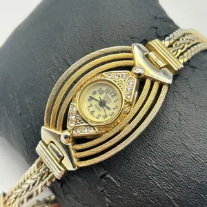 Donna Vivian Women's Dressy Two-tone Stainless Steel Fashion Watch New Battery thumbnail 2