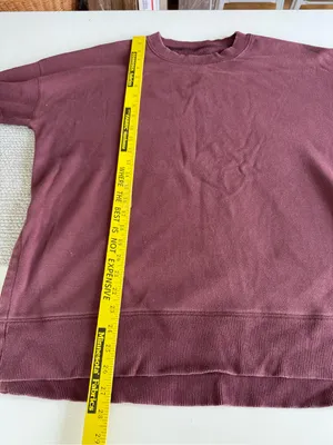 Aerie Rosewood Oversized Baggy Crewneck Sweatshirt Size Small thumbnail 6