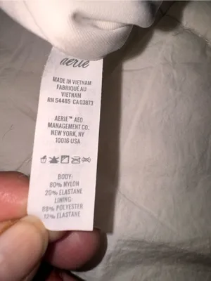 aerie Cream One-Piece with Pink & Green Trim thumbnail 5