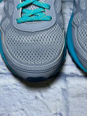 New Balance 512 Running Shoes Womens Size 8.5 Sneakers Teal Blue Orange thumbnail 5