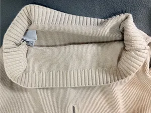 Hollister Beige Half-Zip Knit Sweater thumbnail 9
