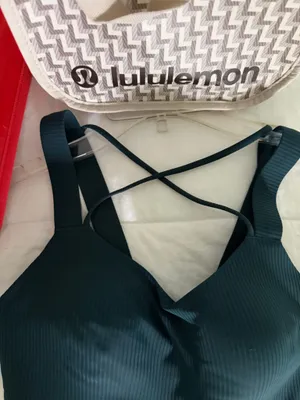 New lululemon like a cloud ribbed support bra thumbnail 2