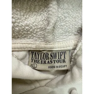 Taylor Swift Official The Eras Tour Sweatshirt Hoodie Adult Size XL Unisex Cream thumbnail 11