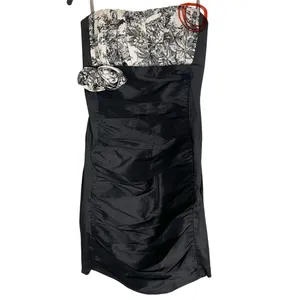 Mystic Black Dress Strapless Y2K thumbnail 9