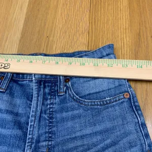 Madewell The‎ Perfect Vintage Jean High Rise Raw Hem Medium Wash Blue Size 24 thumbnail 2