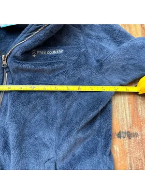 Free Country Blue Fleece Full Zip Jacket Womens Medium thumbnail 8
