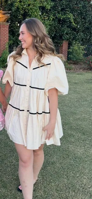 Puff Sleeve Dress  thumbnail 4