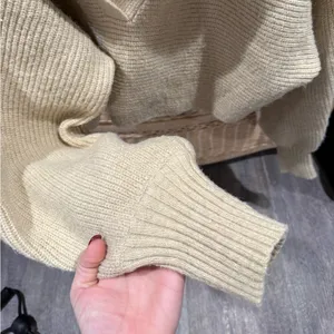 Princess Polly Cream Oversized Sweater thumbnail 3