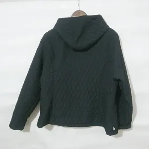 ZeroXposur XL Hoodie Micro Quilted Travel Jacket in Black Gray thumbnail 4