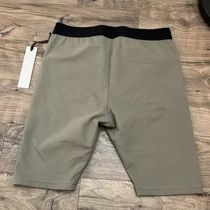 Essentials Fear of God biker shorts olive green thumbnail 7