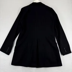 Lauren Ralph Lauren Black Cotton Velvet Trim Riding Blazer Jacket Large L‎ RL thumbnail 9
