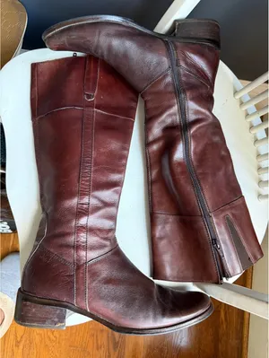 Vagabond Brown Leather Knee-High Riding Boots Size 38 thumbnail 3